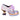 Irregular Choice Womens Stripes Out High Heel - Lavender