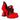 Irregular Choice Womens Ssstop It! High Heels - Red