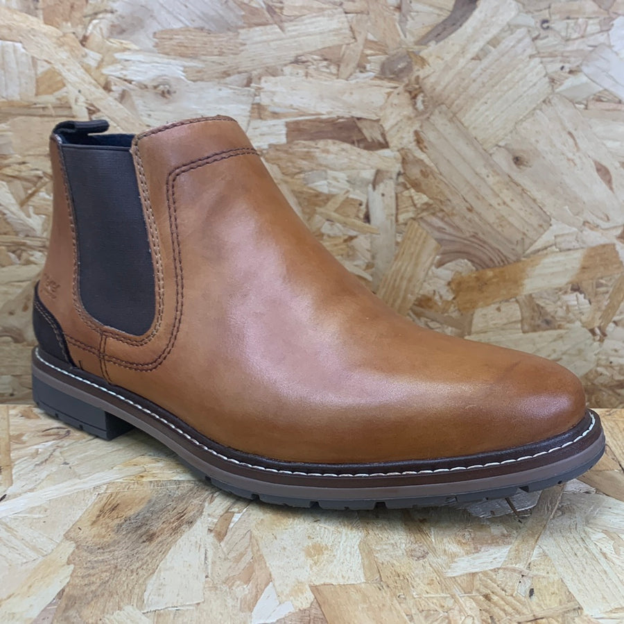 rieker tan leather chelsea boots