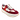 Rieker Womens Evolution Leather Trainers - Red