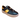 Rieker Womens Evolution Leather Trainers - Black & Gold