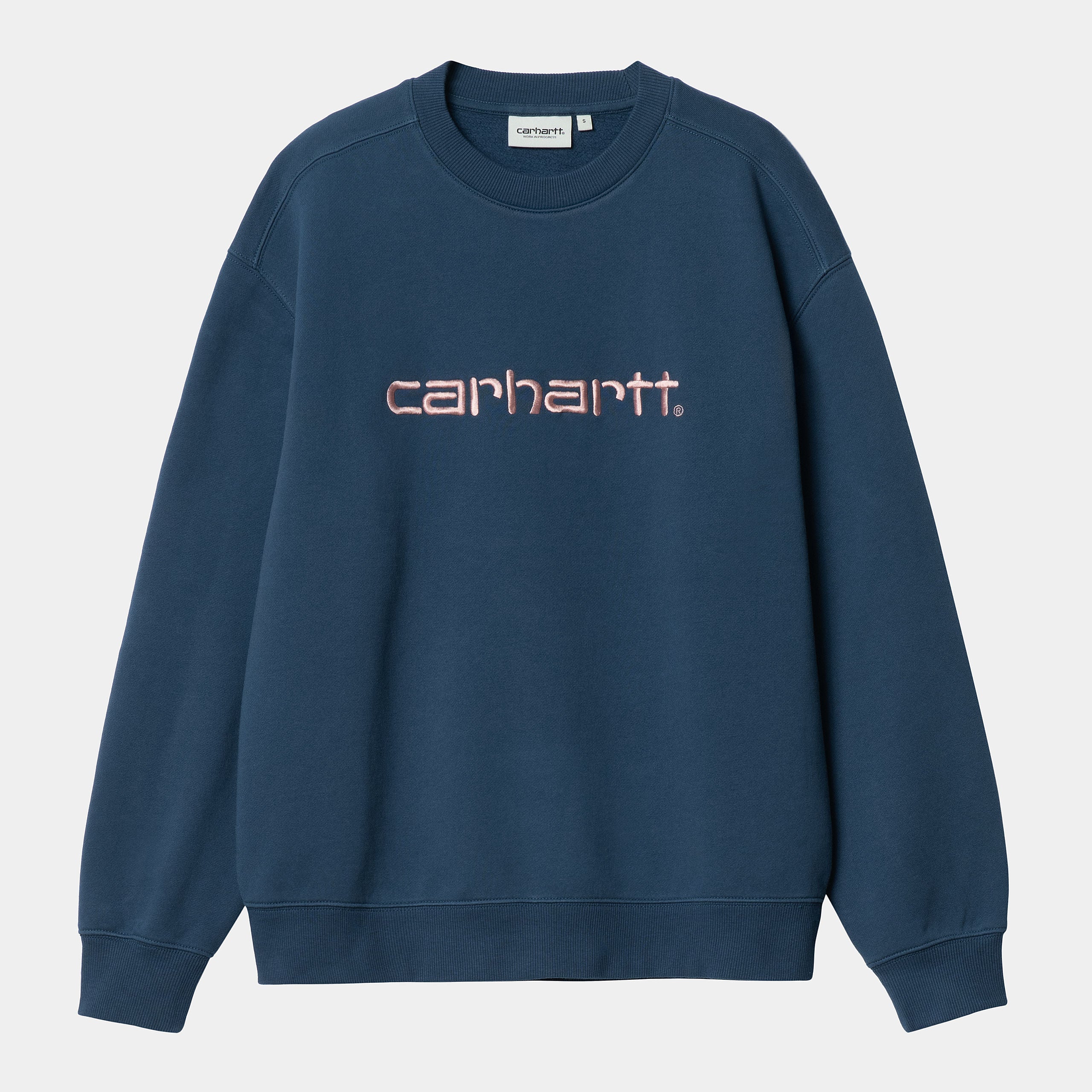 Carhartt-WIP Womens Carhartt Sweat - Squid/Glassy Pink