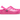 Crocs Kids Classic Lined Glitter Clog - Fuchsia Fun - The Foot Factory