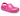 Crocs Kids Classic Lined Glitter Clog - Fuchsia Fun - The Foot Factory