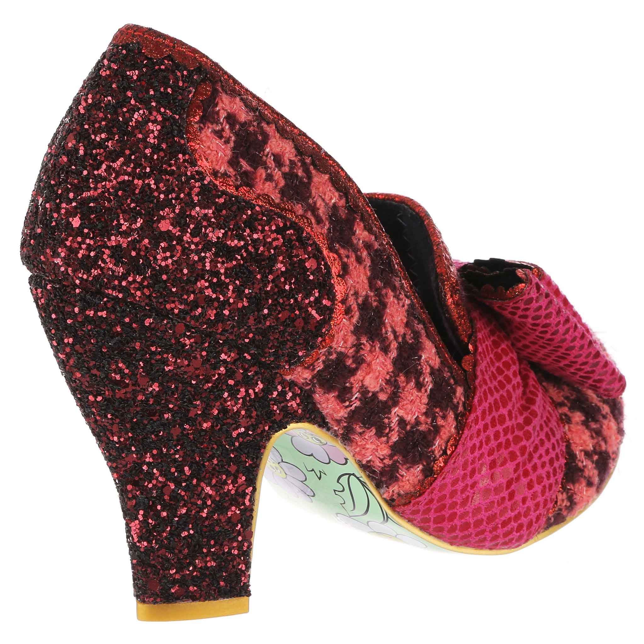 Irregular Choice Womens All The Time High Heel - Red