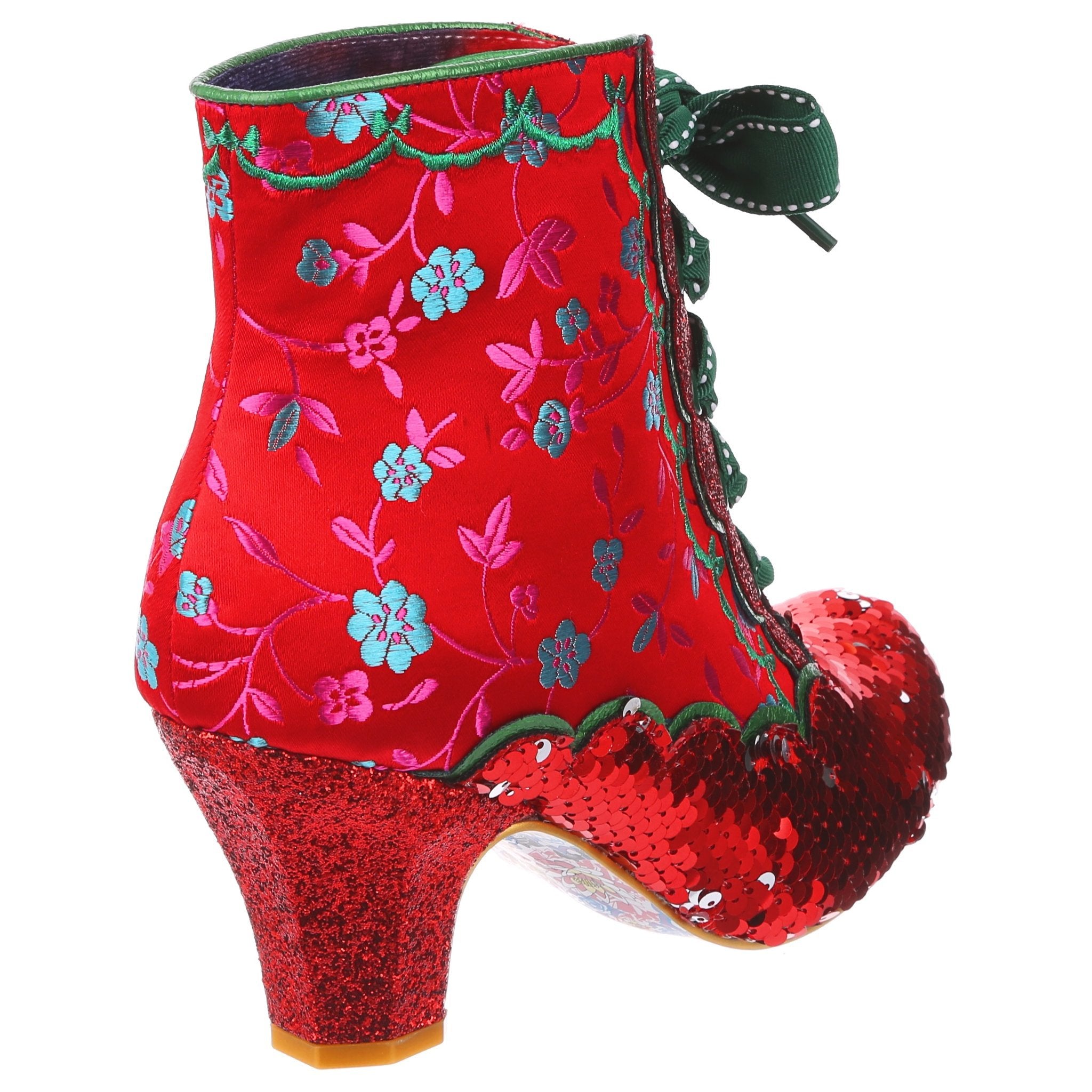 Irregular choice sale red boots