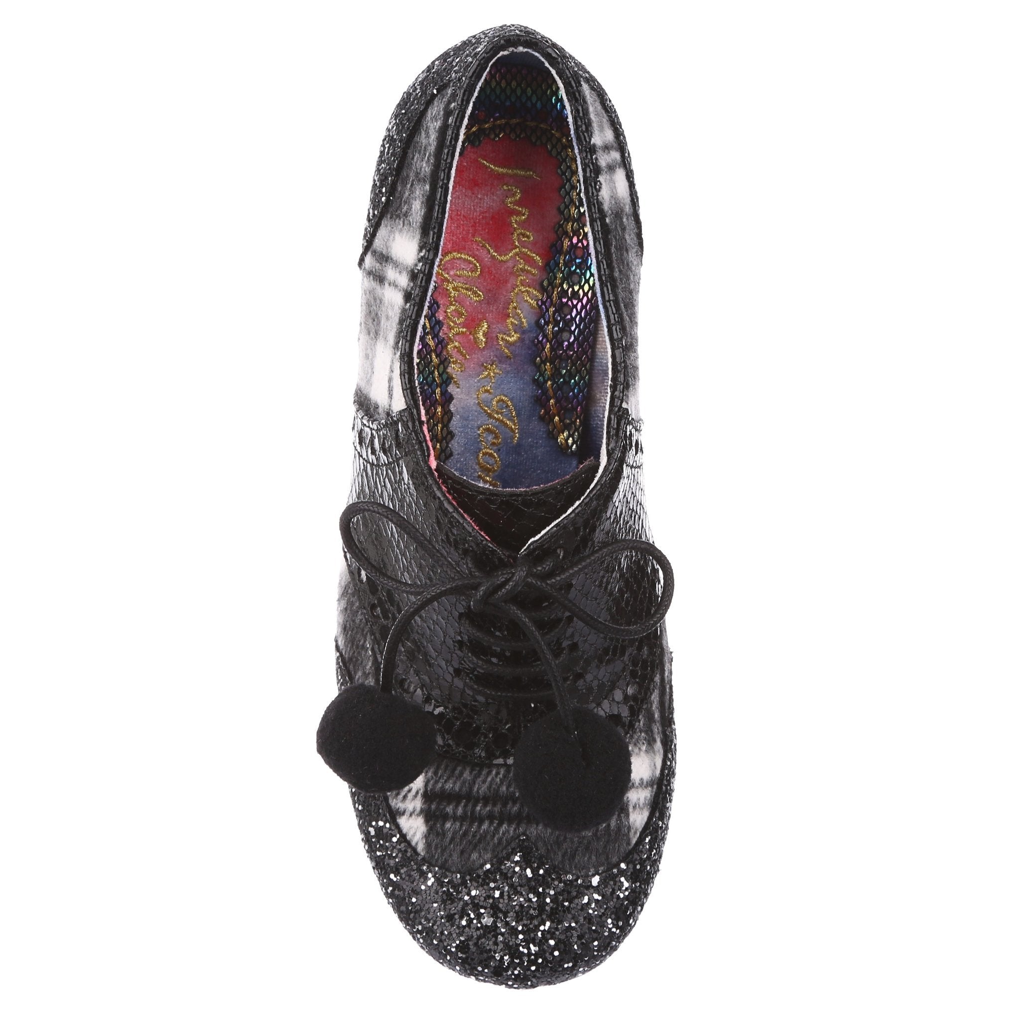 Irregular Choice Womens Clara Bow Mid Heel - Black – The Foot Factory