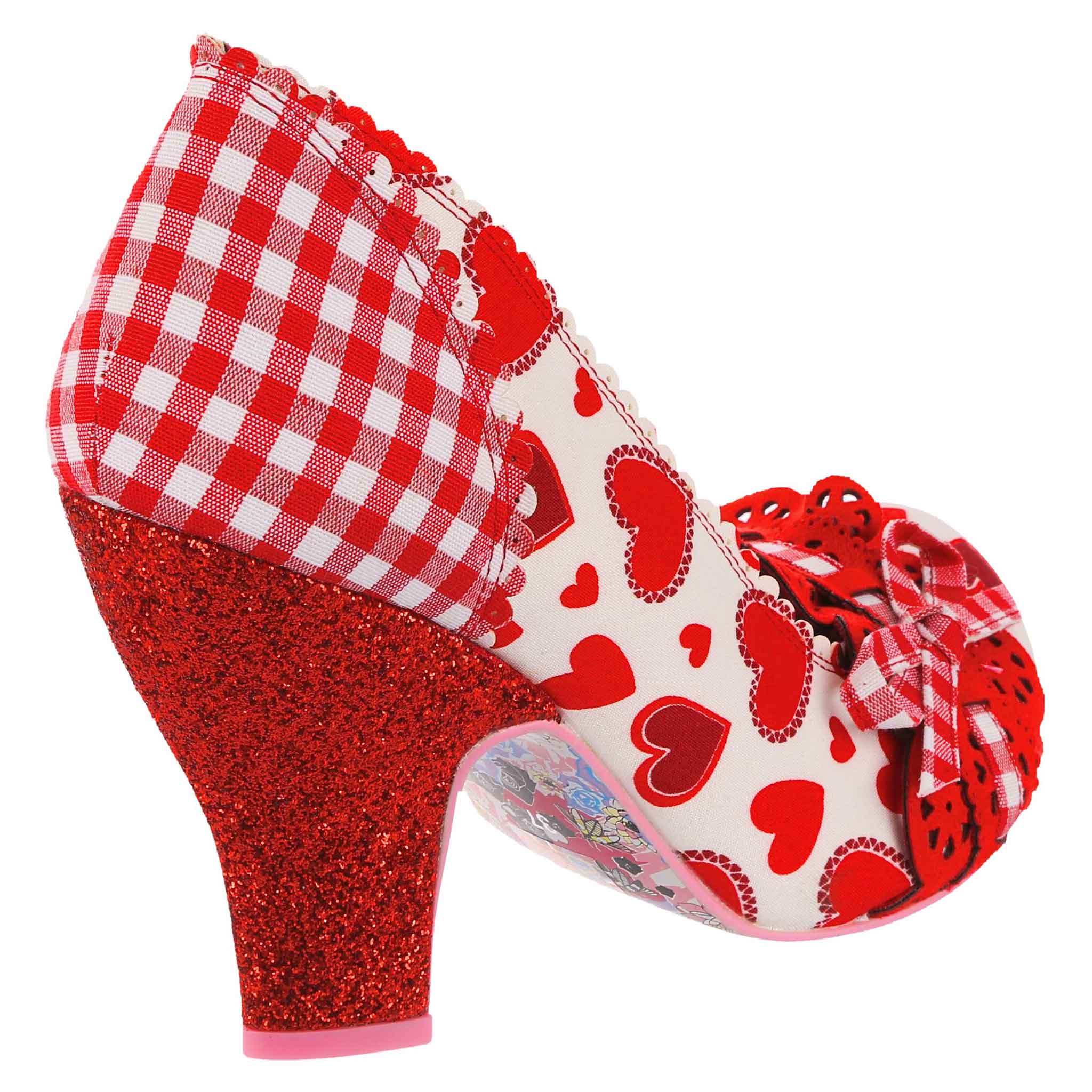 Irregular Choice Womens Ginger Gem High Heel - Red – The Foot Factory