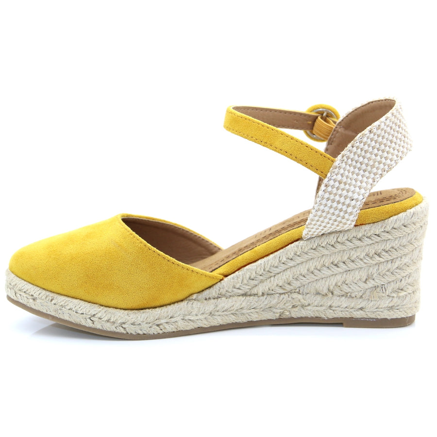 yello NEST DEFORMED WEDGE SANDALS | nate-hospital.com