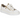 Rieker Womens Fashion Leather Trainers - White / Gold