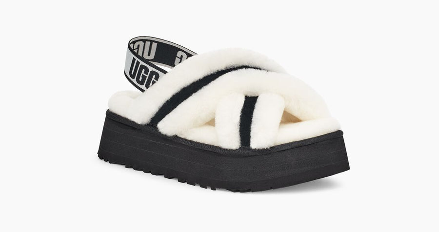 Ugg hot sale slides white