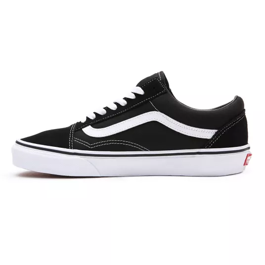 Vans Unisex Old Skool Fashion Trainers - Black / White – The Foot Factory