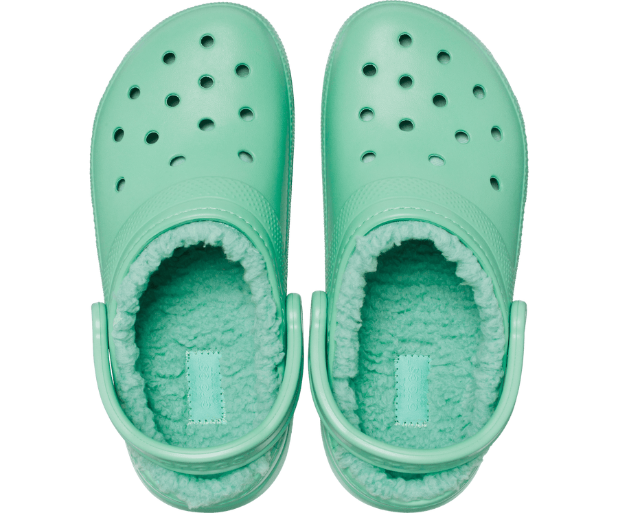 Lined discount crocs mint