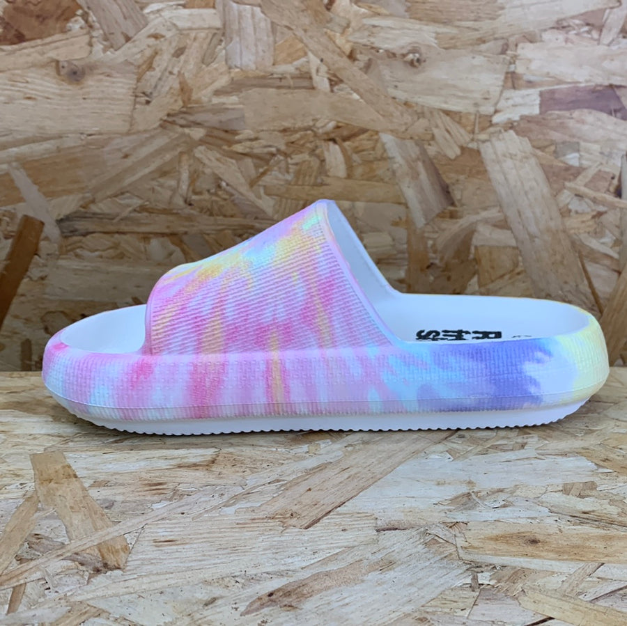 Tie dye slides online womens